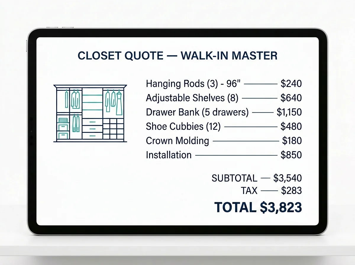 Closets — Remote Measure & Design | Medida